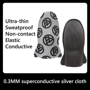 Silver Fiber Gaming Finger Sleeves, Sensitivity Touchscreen Thumb Covers, Anti-Slip Breathable Mobile Gaming Fingertip Protection, Gaming Console Accessories