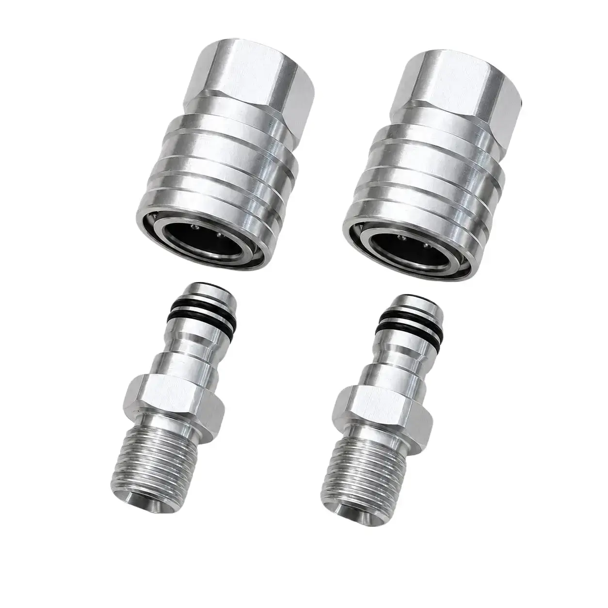 Airless Paint Sprayer Quick Connect Coupler, Hose to Gun, Easy Attach/Detach, 1/4 Inch Stainless Steel Quick Connect Coupler, High Pressure, Engineered for Painters & Paint Sprayers – Leak-Free(2-Pack)