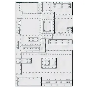 Sizzix 3-D Texture Fades Embossing Folder - Foundry Large/A5 by Tim Holtz