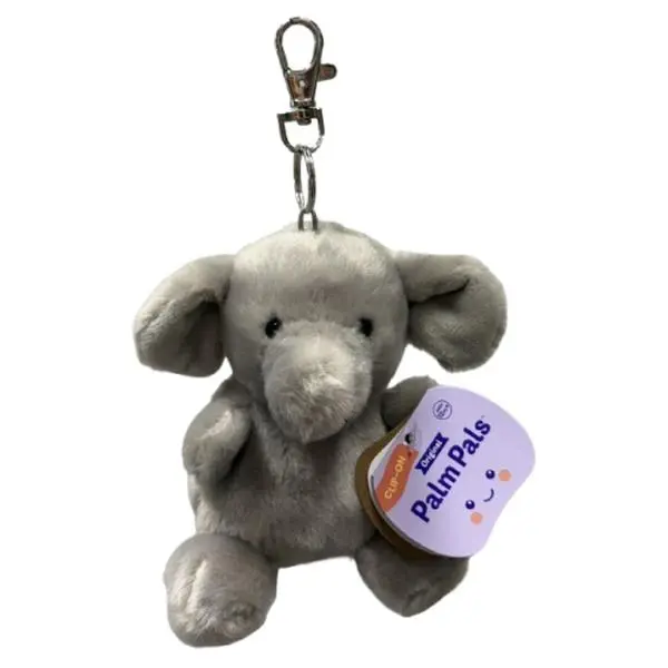 Aurora World Plush - Palm Pals - STOMPS ELEPHANT [Clip-On - 4 inch]