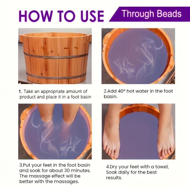 【Mother's Day gift】Sea salt foot soak, natural lavender aroma - hypoallergenic, ideal for dry or cracked feet, perfect for post-workout relaxation and long-term use