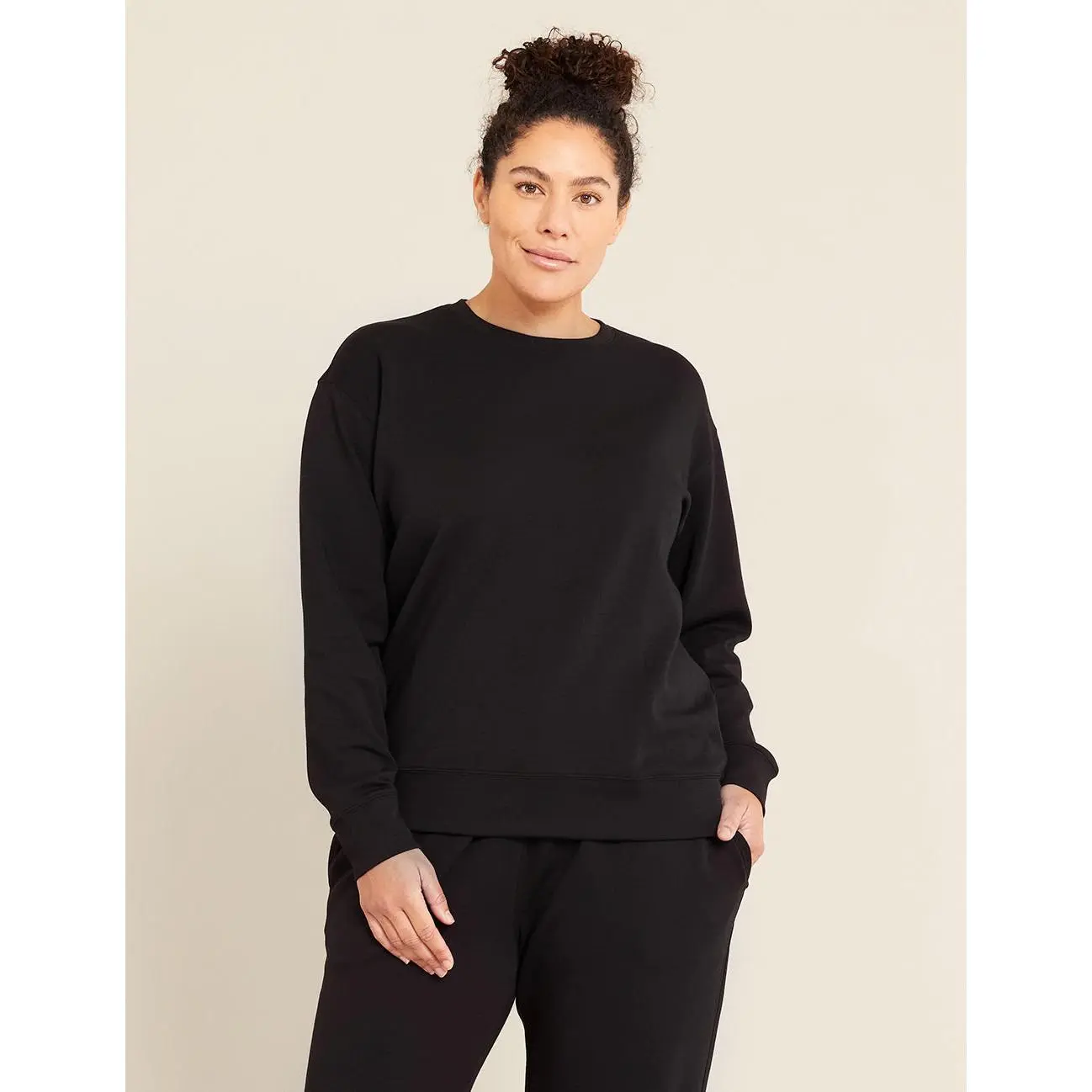 Unisex Crew Neck Sweater - Black