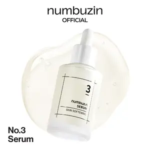 [numbuzin official shop] No.3 Serum | Skin Softening Serum | Pores, Textured, Bumpy, Rough to Glass Skin | Bifida, Galactomyces, Niacinamide, Adenosine, Panthenol | 1.69 fl. oz.
