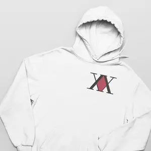 Embroidered Anime Hunter Left Chest Logo Shirt/Sweatshirt/Hoodie: Minimalist Streetwear
