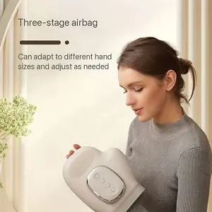 New Electric Hand Massager with Airbag Compression, Wrist Tube, Wrist and Finger Massage, Portable Vibration Gloves, Roller Massager
