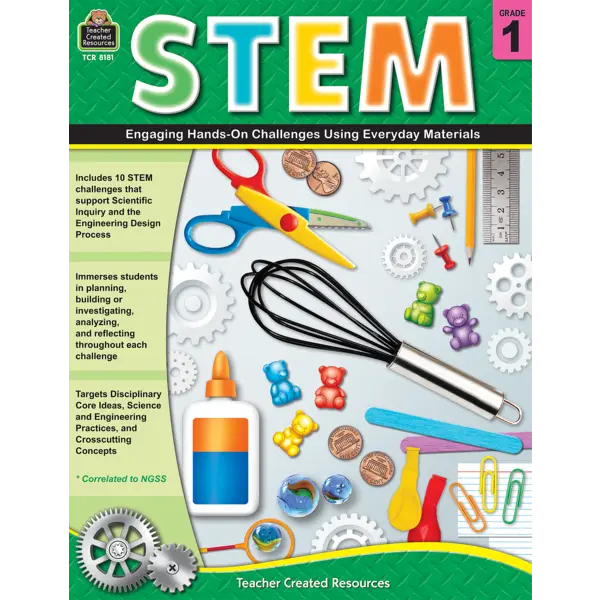 STEM: Engaging Hands-On Challenges Using Everyday Materials Grade 1