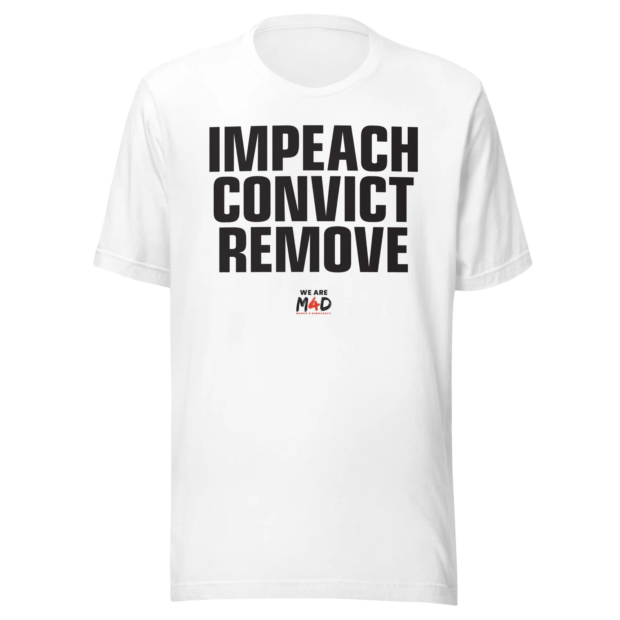 Impeach, Convict, Remove Unisex Short-Sleeved T-Shirt