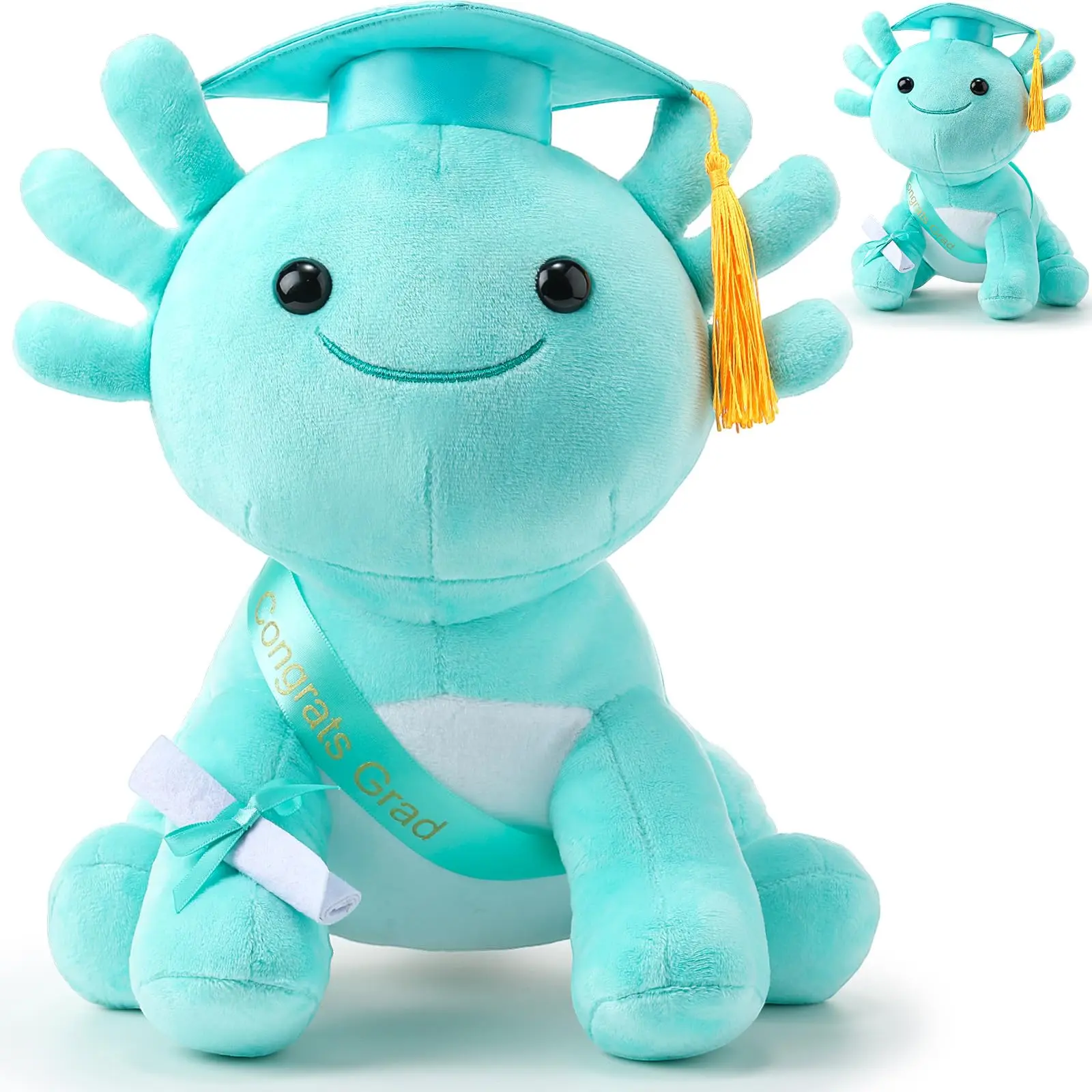 Plush Salamander - Green