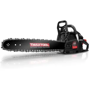 [dealsforyoudays] TMAXTOOL 62CC 20-Inch Portable Gas Chainsaw 2-Stroke Engine for Pruning, Limbing & Sawmill Durable ABS Body, Anti-Vibration Handle Outdoor Equipment & DIY Projects Petrol Handheld Chainsaw  #outdoorfun farm garden  Cutting Heavy Duty