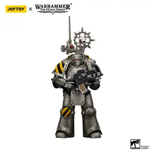JOYTOY Warhammer The Horus Heresy 1/18 Action Figure lron Warriors MKlIl Tactical Legionary with Nuncio-vox JT01468,summervibes