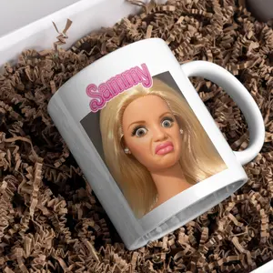 Disgusted Doll Face Funny Mug For Best Friend Birthday Gift For Mom Disgusting Doll Face Coffee Mug Present For Sister Bday Gift For Friends