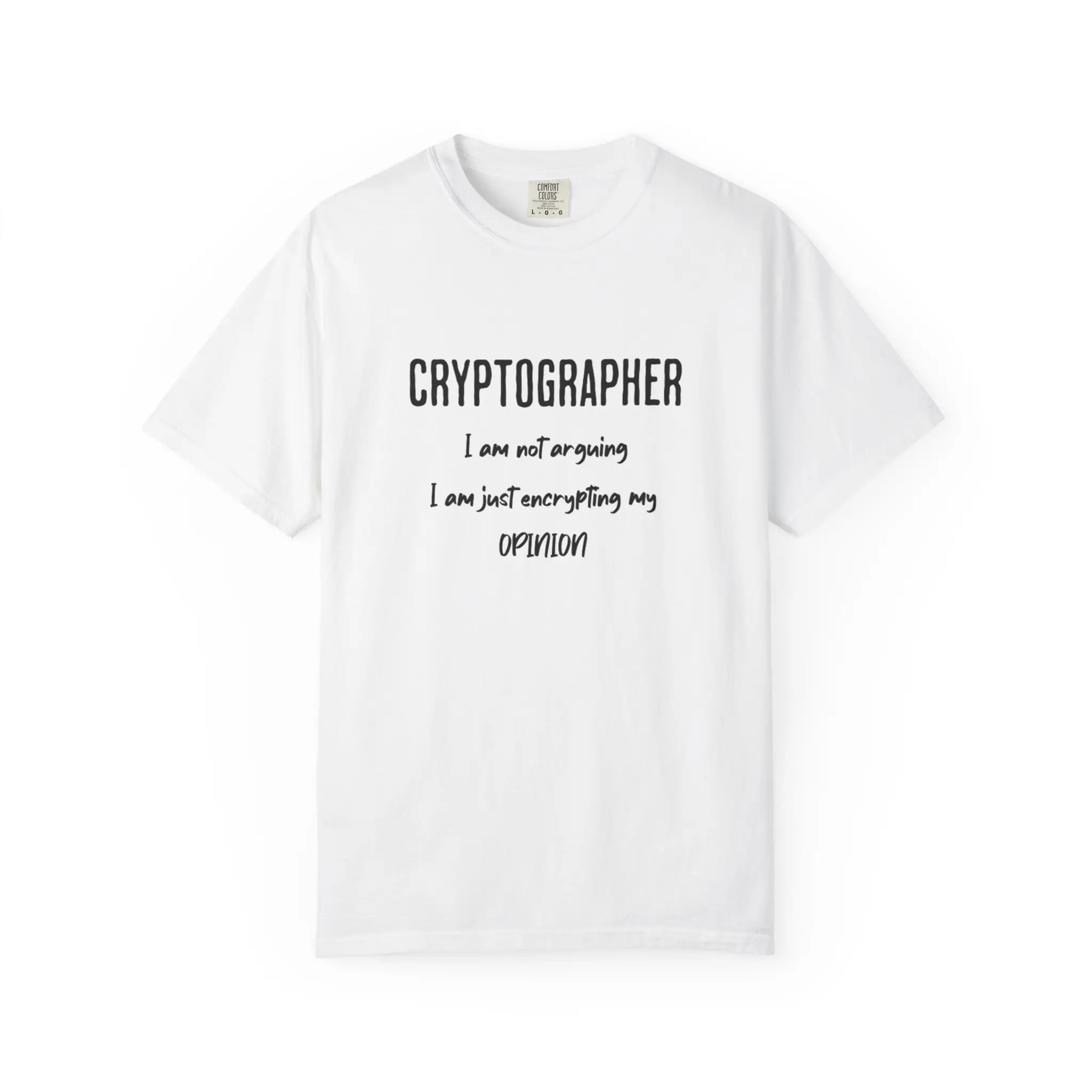 Cryptographer T-Shirt Programmer tshirt  Crypto Gift Encryption Shirt Cyber Security TShirt  Cryptography Gift Crypto T-Shirt Coding tee