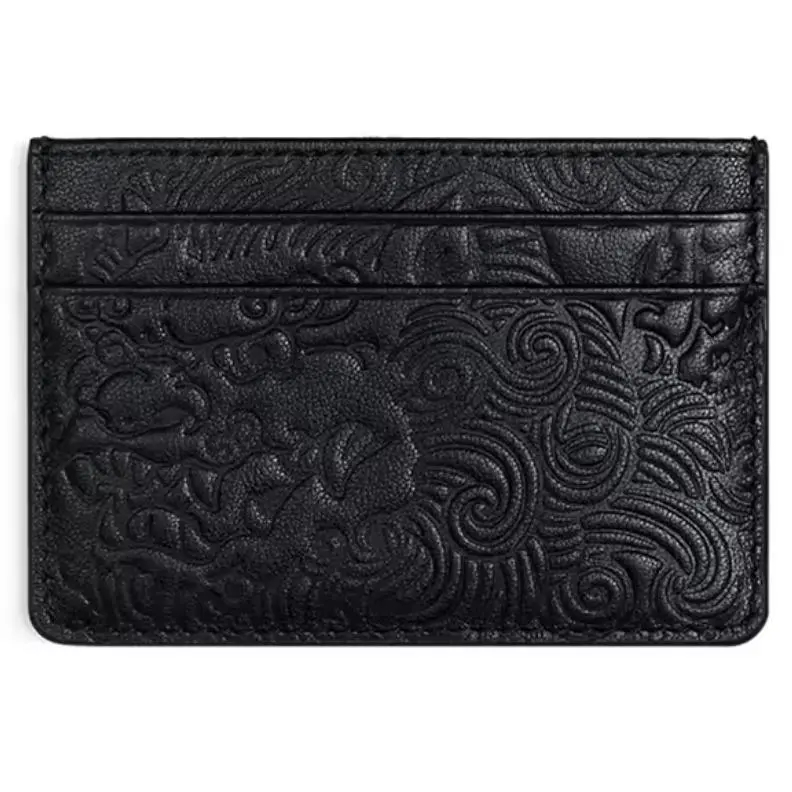 Luxury Lion Embedded Card Holder - Available in White and Black