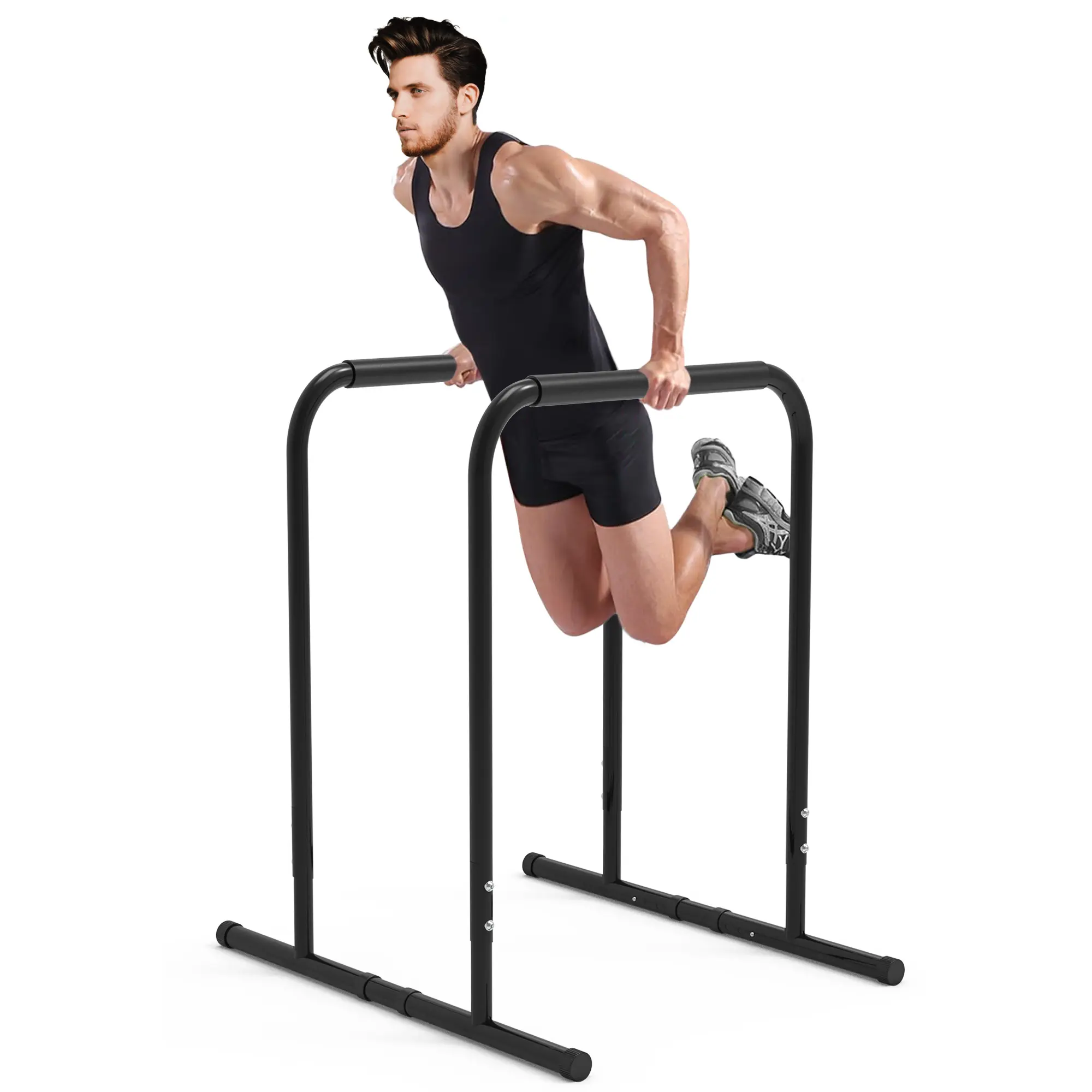 Double bar linkage adjustable elbow brace, strength training equipment, suitable for home indoor exercise Triceps Workout Chest Core Shoulders