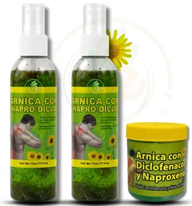 VIRAL Arnica Sore Muscle Massage Oil (2-Pack) – 6 fl oz Each + Arnica Gel – 4.23 oz – Herbal Bundle for Muscles, Joints & Massage Therapy – Natural, Fast-Absorbing – Daily Use – Soothing Herbal Aroma