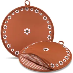 2 Pcs Tortilla Warmer Pouch, Microwavable Insulated Cloth Pouch Mexican De Barro Talavera Tortillero Fabric Tortilla Keeper Taco Holder for Tortillas, Tacos, Naan, Pizza Rolls