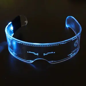 Vibrant Retro LED Sunglasses for Men & Women - Ideal for Parties, Celebrations & UV400 Protection!