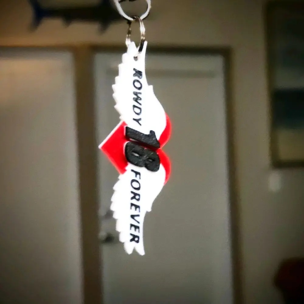 Rowdy Forever Kyle Busch Collectible Keychain