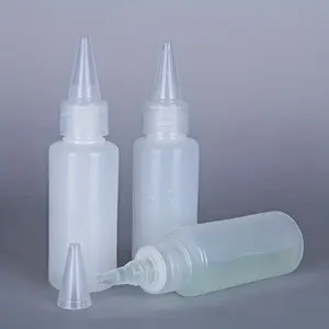 5pcs Needle Bottle Translucent Plastic Bottle Liquid Squeeze Paste Bottle Pigment Ink Squeeze Dispenser Bottle Drop Bottle Plastic Water Bottle