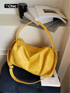 2025 new casual commuting large capacity short-distance travel handbag fashionable and simple one-shoulder crossbody underarm tote bag zipper closure suitable for short-distance travel, outdoor sports, yoga, commuting, shopping