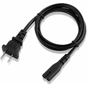 Universal 6ft AC Power Cord for PlayStation 4, PlayStation 5, Xbox One, and Xbox Series X, TCL Roku Smart TV 32S4610R, 40FD2700, 40FS3750, 40FS3800, 43UP120