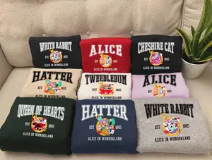 Vintage Alice In Wonderland Characters Shirt, Cartoon Shirt, Family Trip Matching Shirt, Gift For Fan