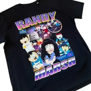 Stylish Randy Marsh Tribute T-Shirt Collection - South Park Inspired Crewneck Shirt