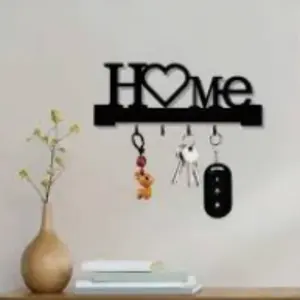 Decorative Metal Key Hook, Wall-Mounted Key Holder, Home Decor Sign, Durable & Stylish Design, Perfect for Organizing Keys