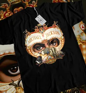 Michael Jackson Dangerous 25 T-Shirt, M J Homage Retro Unisex Shirt A3