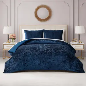 Juicy Couture Crushed Velvet Comforter Set