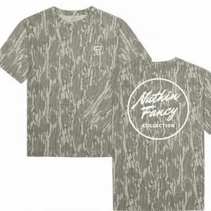 Mossy Oak Nuthin Fancy Tee, Camo Original Bottomland Tee For Men And Women, Camo Pattern Men's T-Shirt, Soft Breathable Cotton, Hunting Outdoor Shirt, Streetwear Outfit, Gift For Him Her