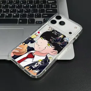 Trendy And Fun anime M-Mashle Magic and M-Muscles phone case For iPhone 17/16/15/14/13/12/11/Pro/ProMax/Plus/17Air, Transparent Silicone Soft case, Anti-Fall, Ultra-Thin, Cute Phone Case, Manga Merchandise, Special Birthday gift for anime lovers