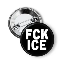 Minnesota Nice Not ICE Pin Buttons, Fuck Ice Button, FCK Ice Pin, Anti Trump