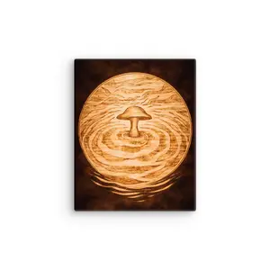 Mushroom Canvas - The Bridge Between Worlds