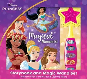 Disney Princess: Magical Moments! Storybook and Magic Wand Sound Book Set [With Battery] -- Pi Kids, Mixed Media Product