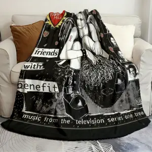Exquisite Blanket One Tree Hill Friends with Benefit Heart HD Smooth blanket Comfortable flannel blanket for home and travel