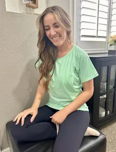 Breastfeeding Friendly Cozy Pocket Tee for Postpartum Moms - Soft Recycled Jersey Cotton Blend, Multiple Colors, Nursing Clothes