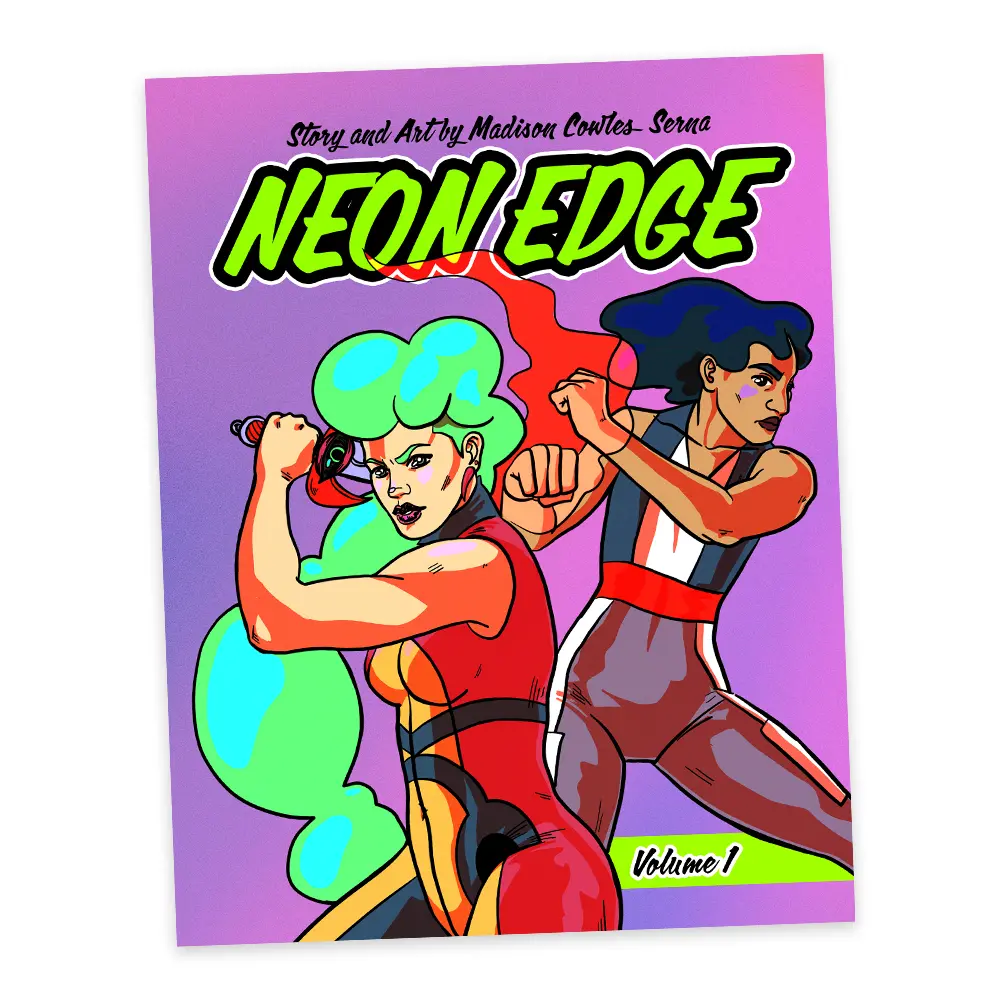 Neon Edge Graphic Novel by Madison Cowles Serna - Comedy Fantasy