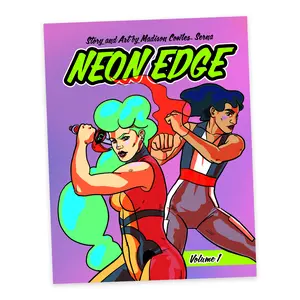 Neon Edge Graphic Novel by Madison Cowles Serna - Comedy Fantasy