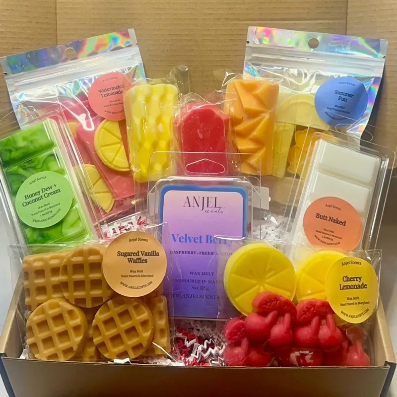 SUMMER TIME WAX MELT BOX; 10 Wax Melts SUMMER TIME WAX MELT BOX; 10 Wax Melts