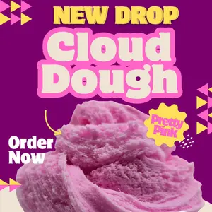 Pretty Pink Cloud Dough Slime