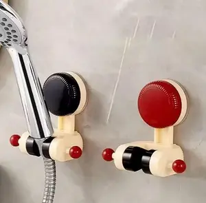 Suction Cup Shower Head Holder Handheld Showerhead Bracket Adjustable Holder Removable Showerhead Bracket Bathroom Bases Head Mount