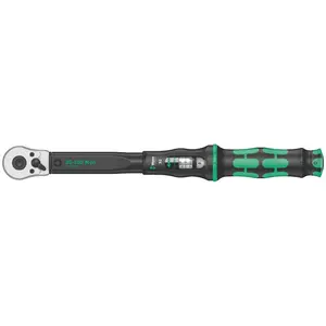 Wera 05075611001 3/8 Adjustable Torque Wrench with Reversible Ratchet, 20-100 Nm