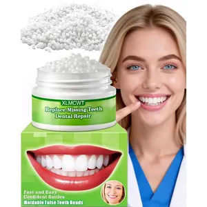 Temporary Tooth Repair Kit, Moldable False Teeth Beads Fix Broken, Chipped, or Missing Teeth, Cavity Fillings & Loose Dentures in Minutes at Home – Smile with Confidence