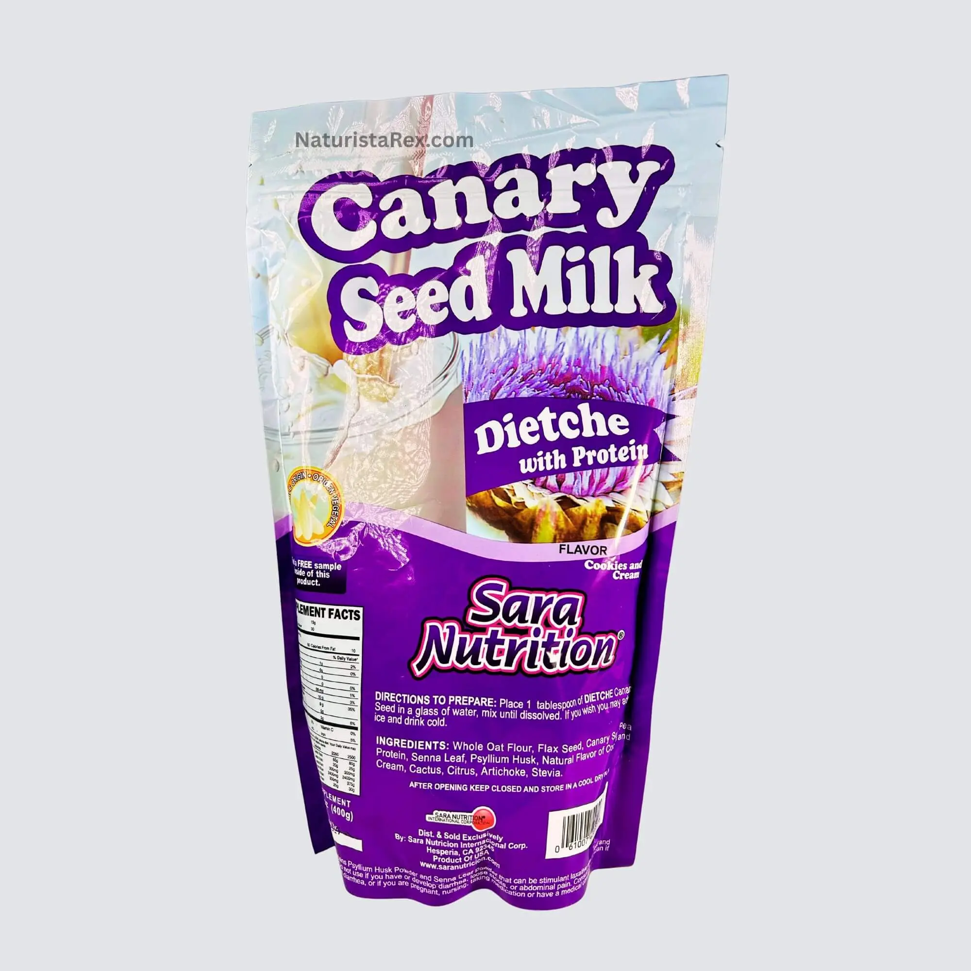 Canary Seed Milk Powder (Leche de Alpiste) 14 oz Sarah Nutrition
