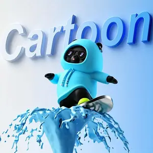 Cute skateboard bear car decorations, creative cartoon designs, car dashboard decorations, office bedroom decorations, gifts