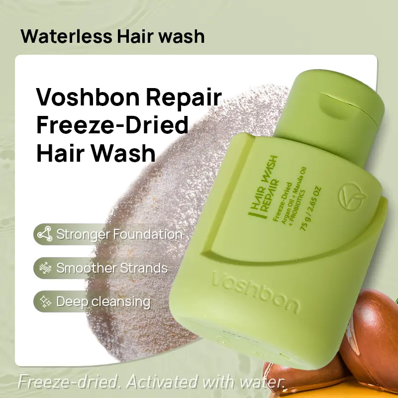 VOSHBON Repair Freeze-Dried Shampoo, Hair Cleansing Product for Beauty & Personal Care Haircare Needs