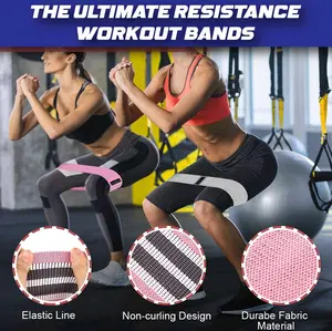 FitTone Pro Resistance Band - Premium Elastic Glute Builder with Non-Slip Design