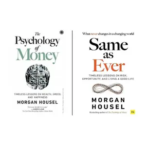 Morgan Housel 2 Books Set The Psychology Of Money & Same As Ever