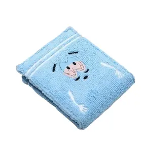 Ultra-Soft Embroidered Anime Fashion Wallet, Cute Women's Money Clip, Short Two-Fold Men's Wallet, Stylish Wallet, Towel People Design